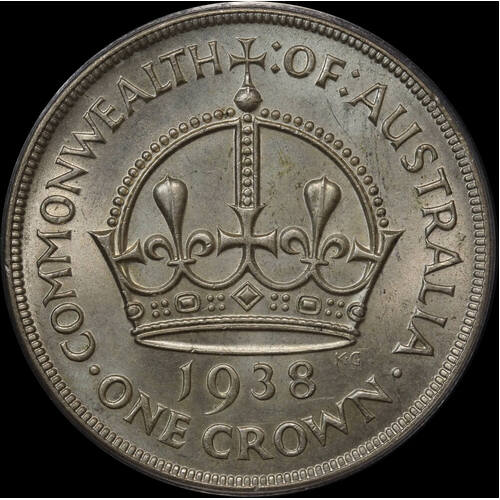 1938 Crown Unc (PCGS MS62)