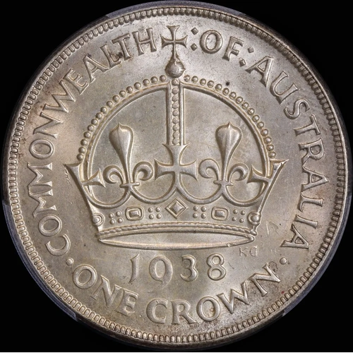 1938 Crown Unc (PCGS MS62)