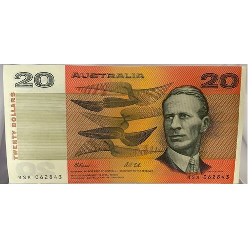 1991 $20 Note Bundle Fraser/Cole R413 Uncirculated