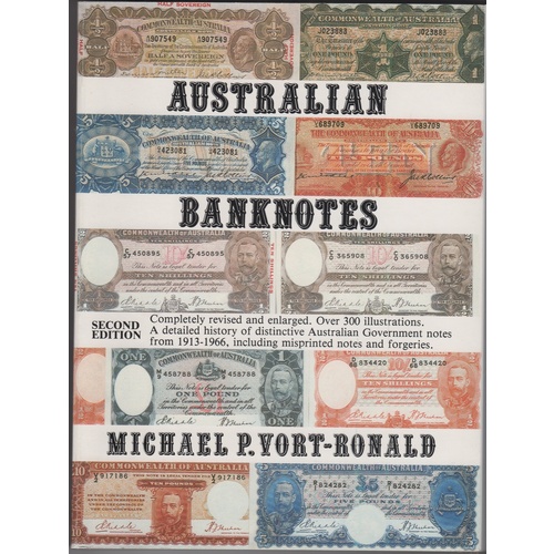 Australian Banknotes Book (2nd Edition) Softcover By Mick Vort-Ronald