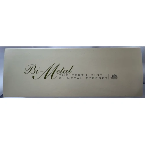 2001 Perth Mint BiMetal Type Coin Set