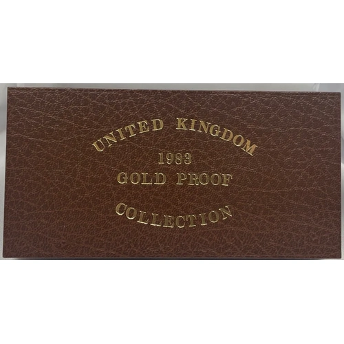 United Kingdom 1983 Gold 3 Coin Proof Collection