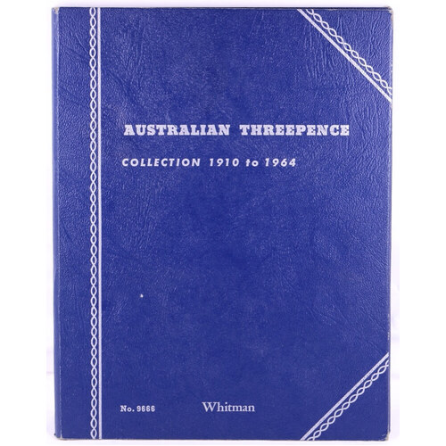Date Set of Australian Threepences and Sixpences in Pressin Album (ex 1922/21 overdate)