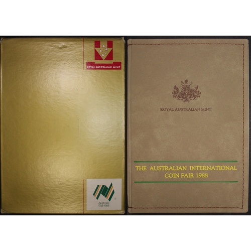 1988 Proof Set Bicentennial Coin Fair Issue