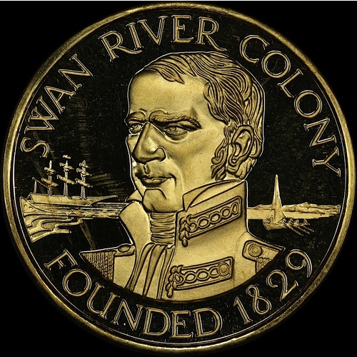 Western Australian 1979 Gold Sesquicentennial Medallion