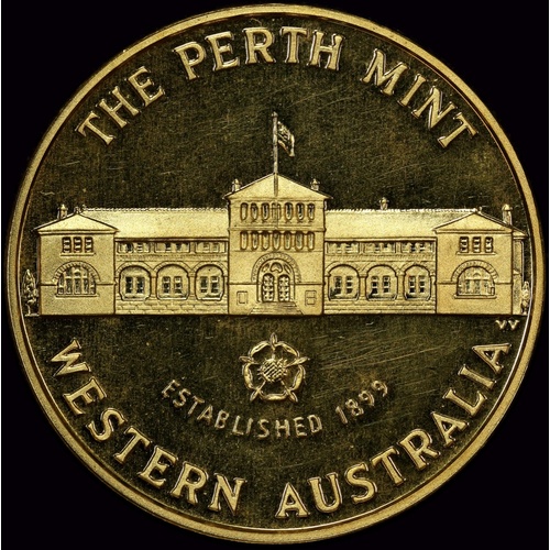 Perth Mint Gold Proof One Ounce Ingot 99.99% Pure circa 1989