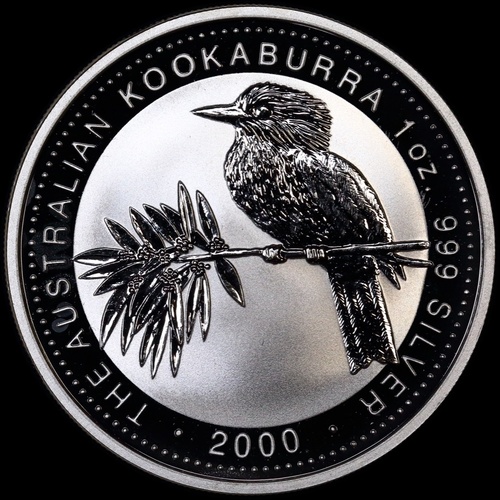 2000 Silver One Ounce Unc Kookaburra Coin