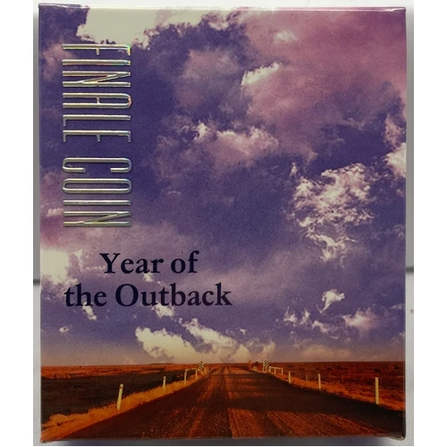 2002 Silver 5 Dollar Proof Coin Year of the Outback Finale