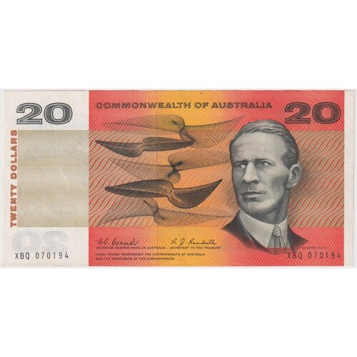 1968 $20 Note Coombs/Randall R402 Extremely Fine