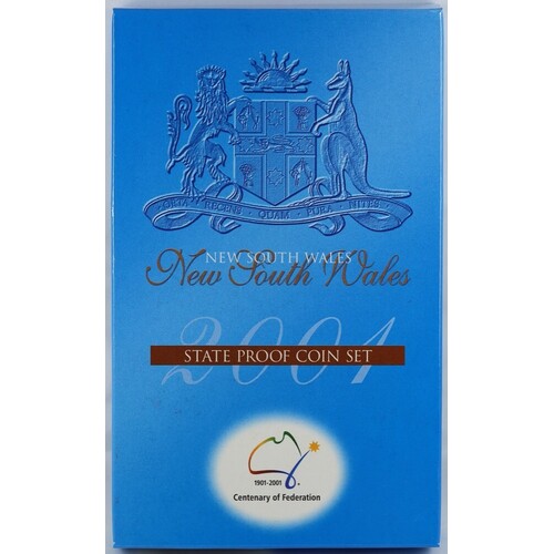 2001 Federation Three Coin Proof Set NSW