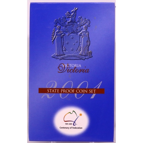 2001 Federation Three Coin Proof Set Victoria