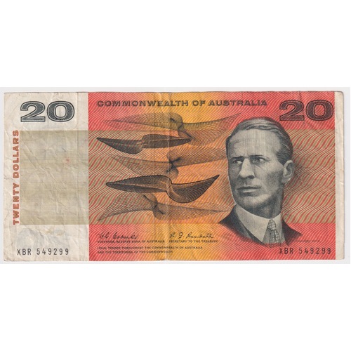 1968 $20 Note Coombs/Randall R402 Fine