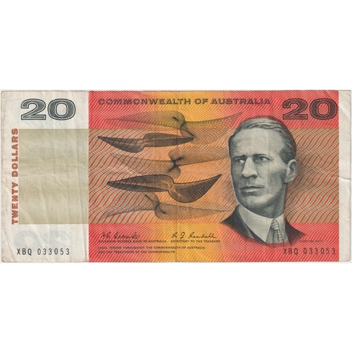 1968 $20 Note Coombs/Randall R402 Good Fine
