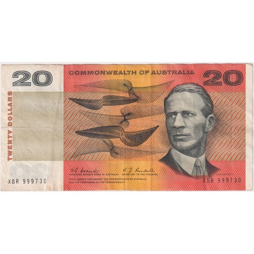 1968 $20 Note Coombs/Randall R402 Very Fine