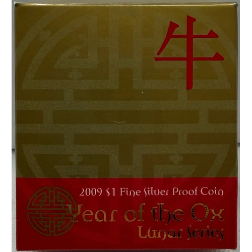 2009 1 Dollar Silver Proof Year of the Ox