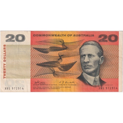 1968 $20 Note Phillips/Randall XBS First Prefix R403F Very Fine