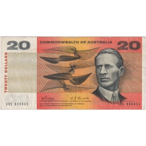 1968 $20 Note Phillips/Randall XBS First Prefix R403F Very Fine