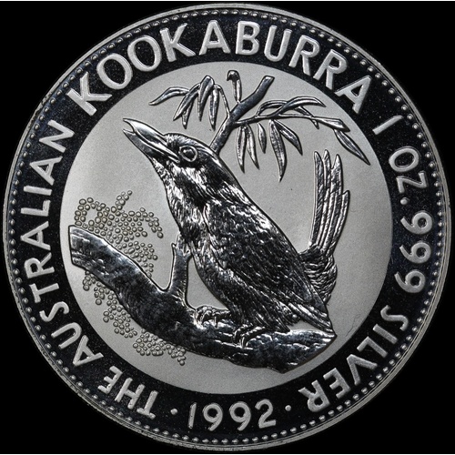 1992 Silver One Ounce Kookaburra Specimen Coin