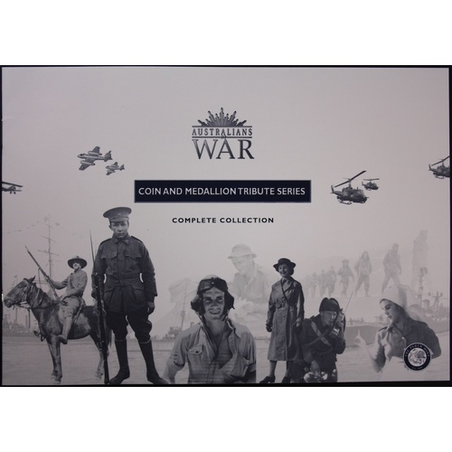2003 Silver 5 Coin and Medal Set Australians At War