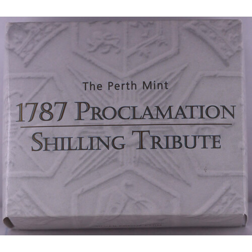 2008 Silver 50 Cent Proof 1787 Shilling