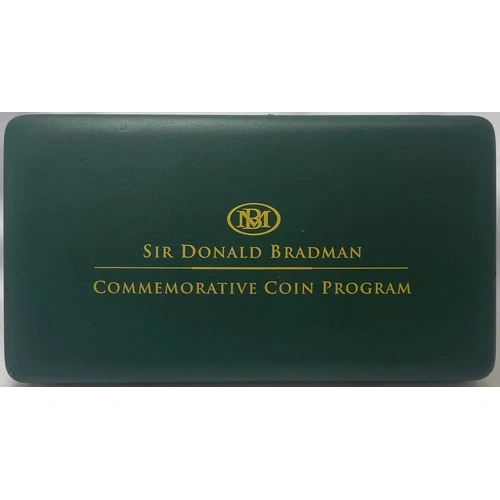 2001 Gold Bimetal Three Coin Set Don Bradman