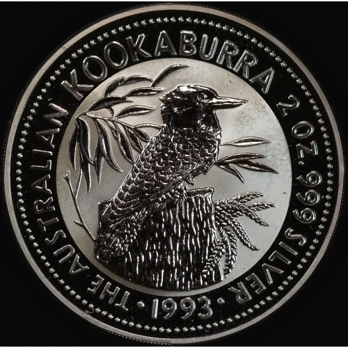 1993 Silver Two Ounce Unc Kookaburra