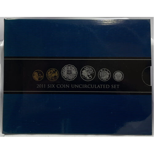 Australia 2011 Uncirculated Mint Coin Set - Circulating Coin Designs