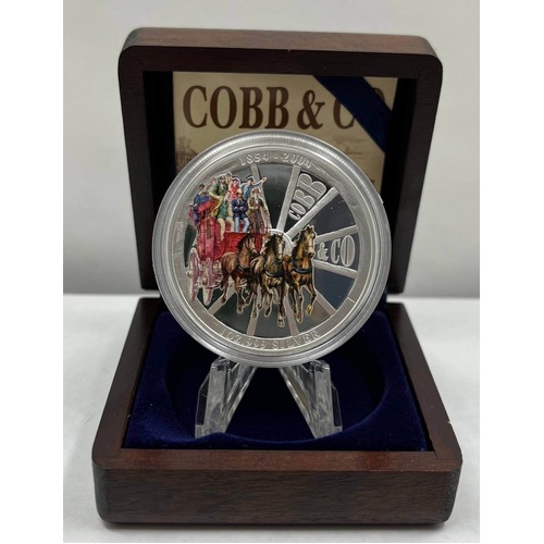 Cook Islands 2004 One Ounce Silver Proof Cobb & Co