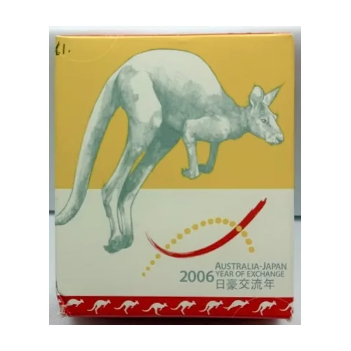 2006 Silver 1 Ounce Proof Coin Australia Japan Year of Exchange