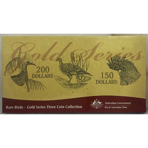 2004 - 2006 Gold 150 Dollar Proof Coin Set Rare Birds