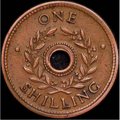 1942 One Shilling Internment Token Extremely Fine