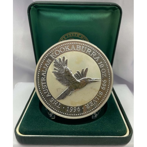 1996 Silver Ten Ounce Specimen Coin Kookaburra