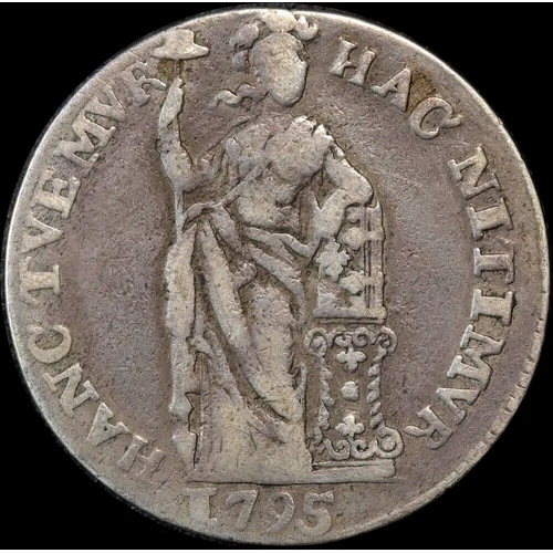 Netherlands (Holland) 1795 Silver Guilder KM# 8.2 Fine