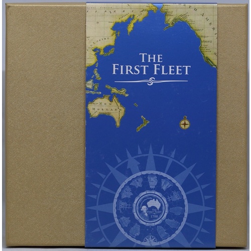 2008 Silver One Ounce Proof Coin And Medal Set First Fleet Jigsaw