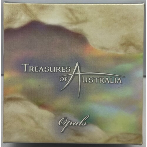 2008 Silver 1 Ounce Proof Coin Treasures Of Australia Opals