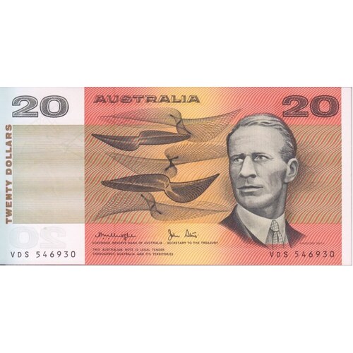 1979 $20 Note OCR-B Serials Side Thread Knight/Stone R407B Uncirculated