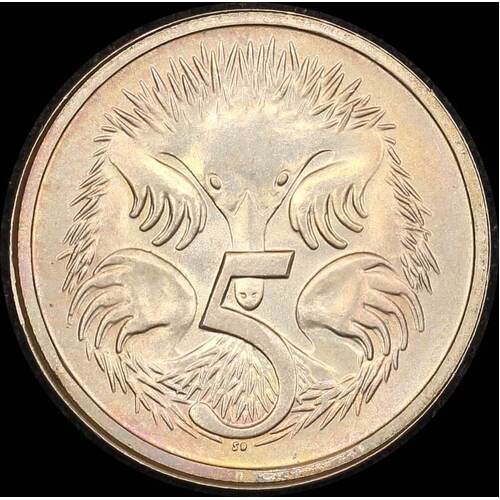 Australia 1972 5 Cent Coin Circulated Sterling & Currency