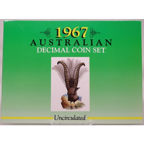 Australia 1967 Unofficial Uncirculated Mint Coin Set (No 50c)