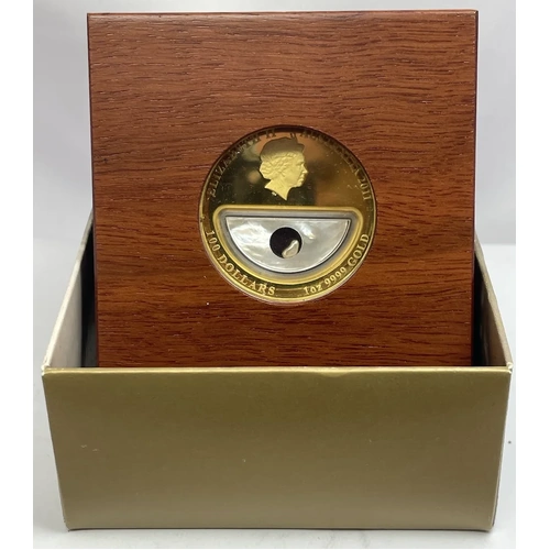 2011 Gold 1oz Proof Coin Treasures of Australia Pearls No Lid