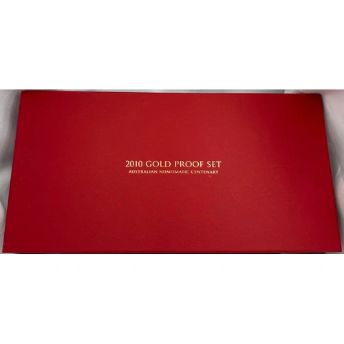 2010 Gold Proof Coin Set Australian Numismatic Centenary