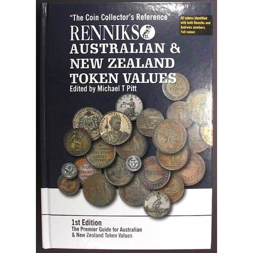 Renniks Australian & New Zealand Token Values Book 1st Edition Hardcover
