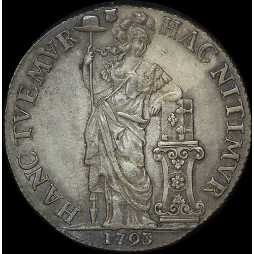 Utrecht 1793 Silver Three Guilder good EF | Sterling & Currency