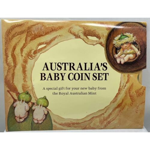 Australia 1993 Baby Uncirculated Mint Coin Set Landcare (Type 1 Packaging)