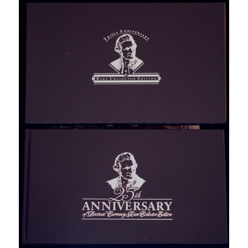 1991/1994 Matched Pair 25th And Triple Anniversary Banknote Portfolios