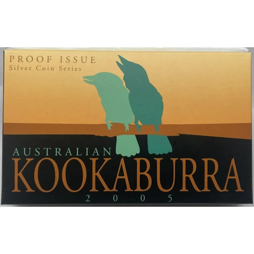 2005 Silver Two Coin Proof Set Kookaburras