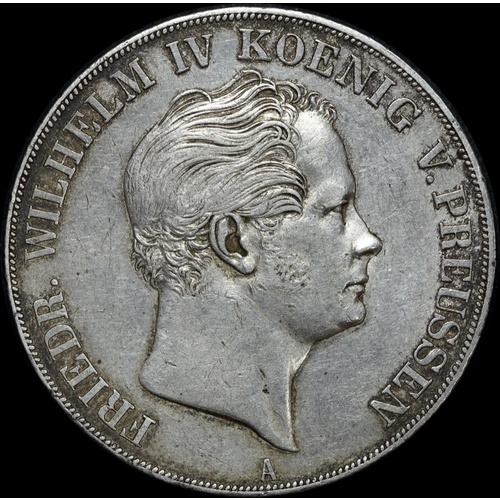 German States (Prussia) 1841-A Silver 2 1/2 Thaler KM#440.1 good VF