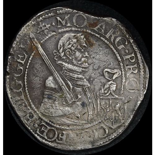 Netherlands (Gelderland) 1622 Silver Rijksdaalder Dav# 4828 ex Batavia shipwreck Very Fine