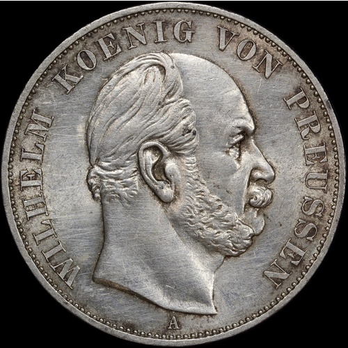 German States (Prussia) 1871-A Silver Thaler KM# 500 GEF