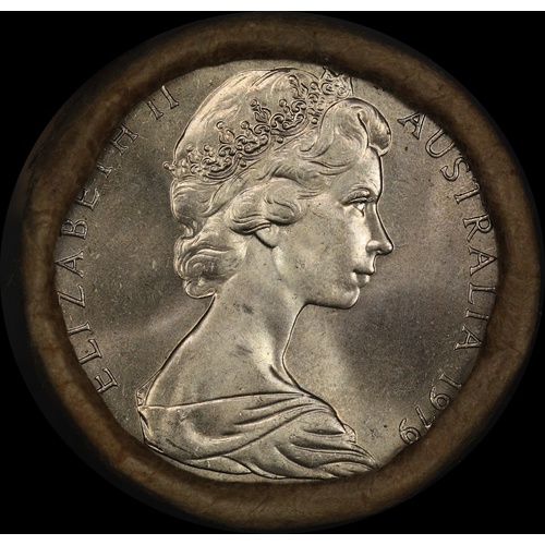 1979 50 Cent Mint Roll - Double Bar Variety