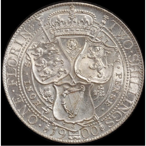 1900 Victoria Silver Florin S#3939 Uncirculated